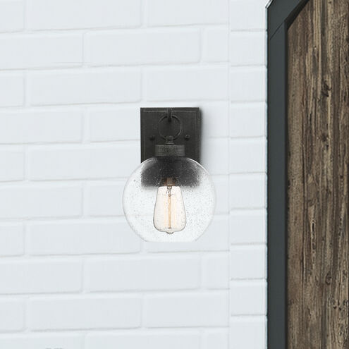 Barre 1 Light 10 inch Grey Ash Outdoor Wall Lantern