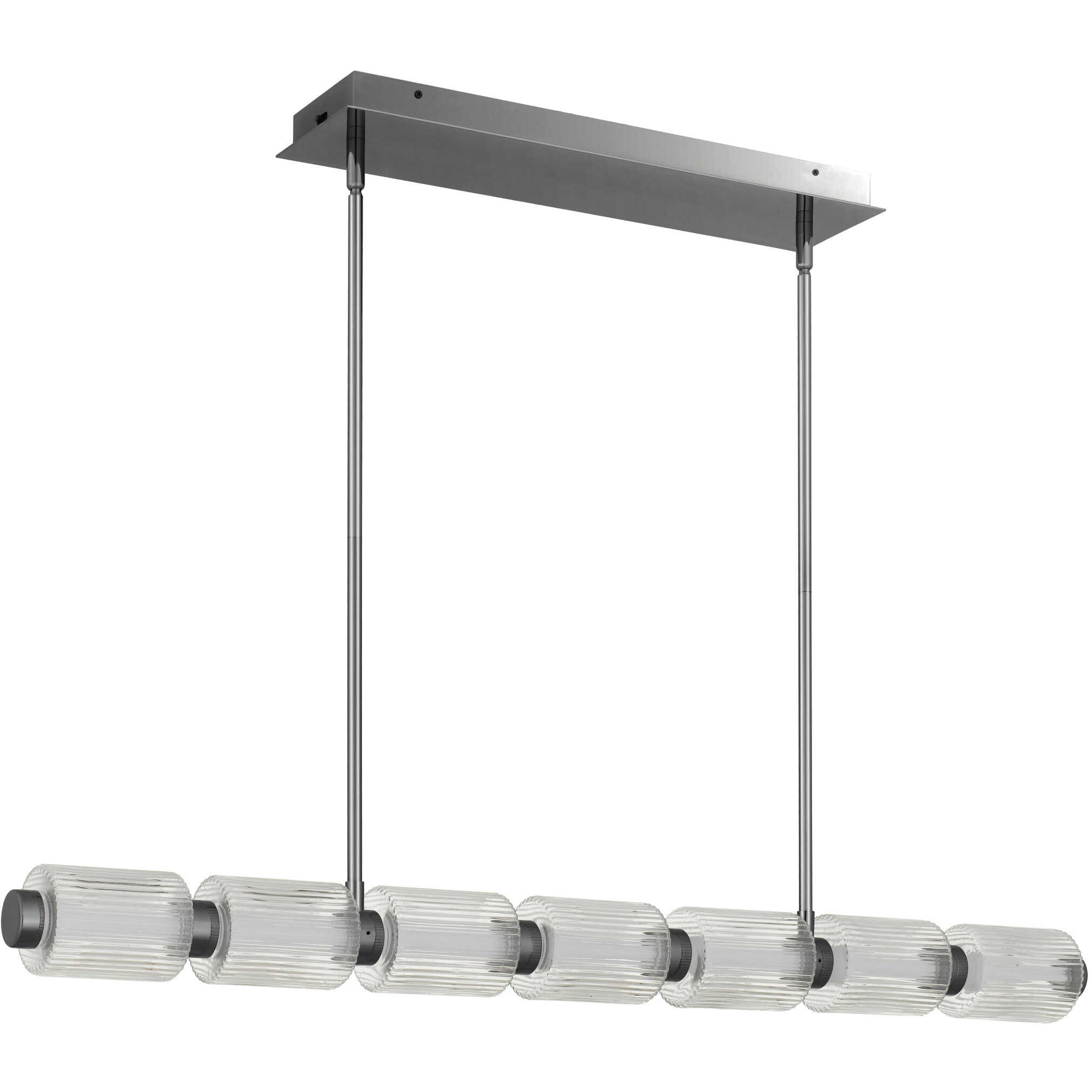 Turner LED 42.25 inch Black Chrome Island Light Ceiling Light