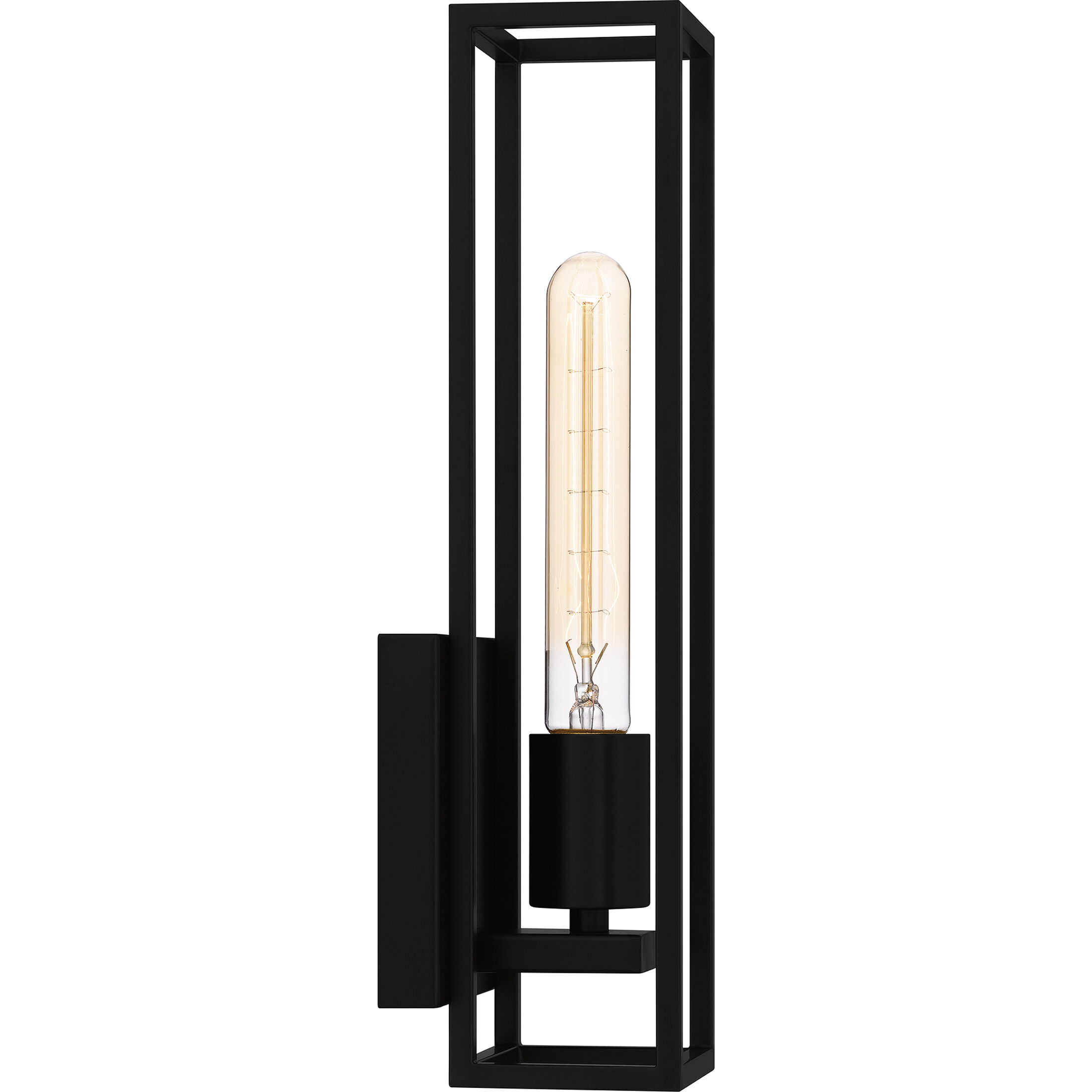 感謝の声続々！ Light 1 Leighton LGN8605MBK Quoizel 5 Wall Black Matte inch ヘアアクセサリー