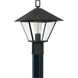 Corporal 1 Light 14 inch Industrial Bronze Outdoor Post Lantern