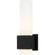 Arline Wall Sconce Wall Light in Matte Black, Small