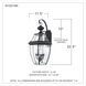 Newbury 3 Light 23 inch Mystic Black Outdoor Wall Lantern 