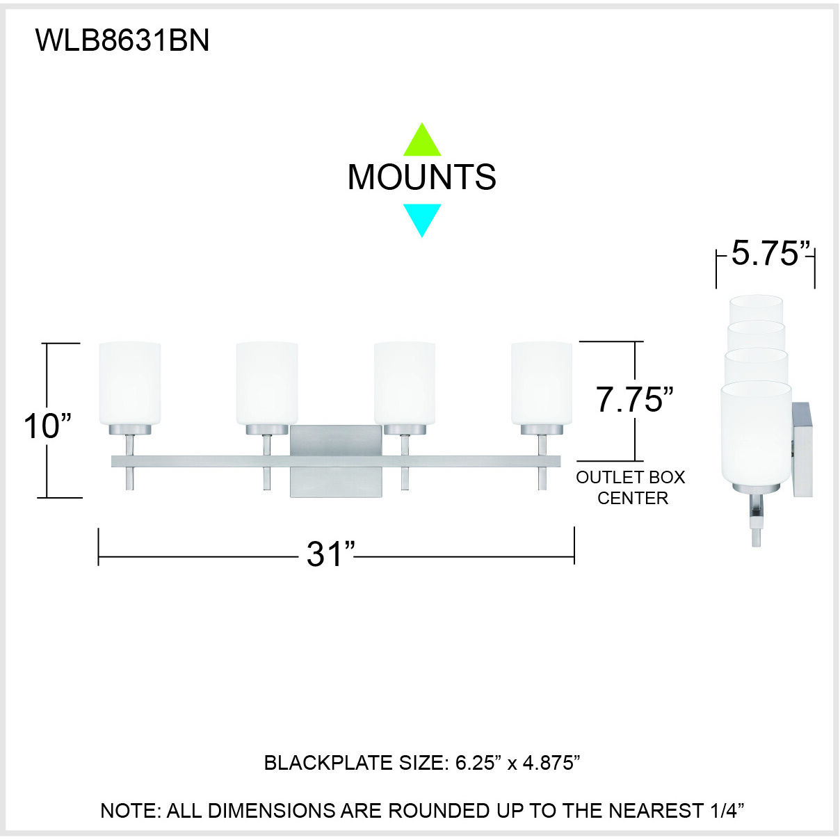 Wilburn LED 31 inch Brushed Nickel Bath Light Wall Light