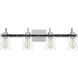 Axel 4 Light 31 inch Brushed Nickel Bath Light Wall Light, Extra Large