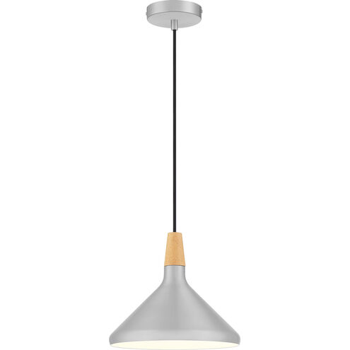 Streeter 1 Light 11 inch Antique Nickel Mini Pendant Ceiling Light