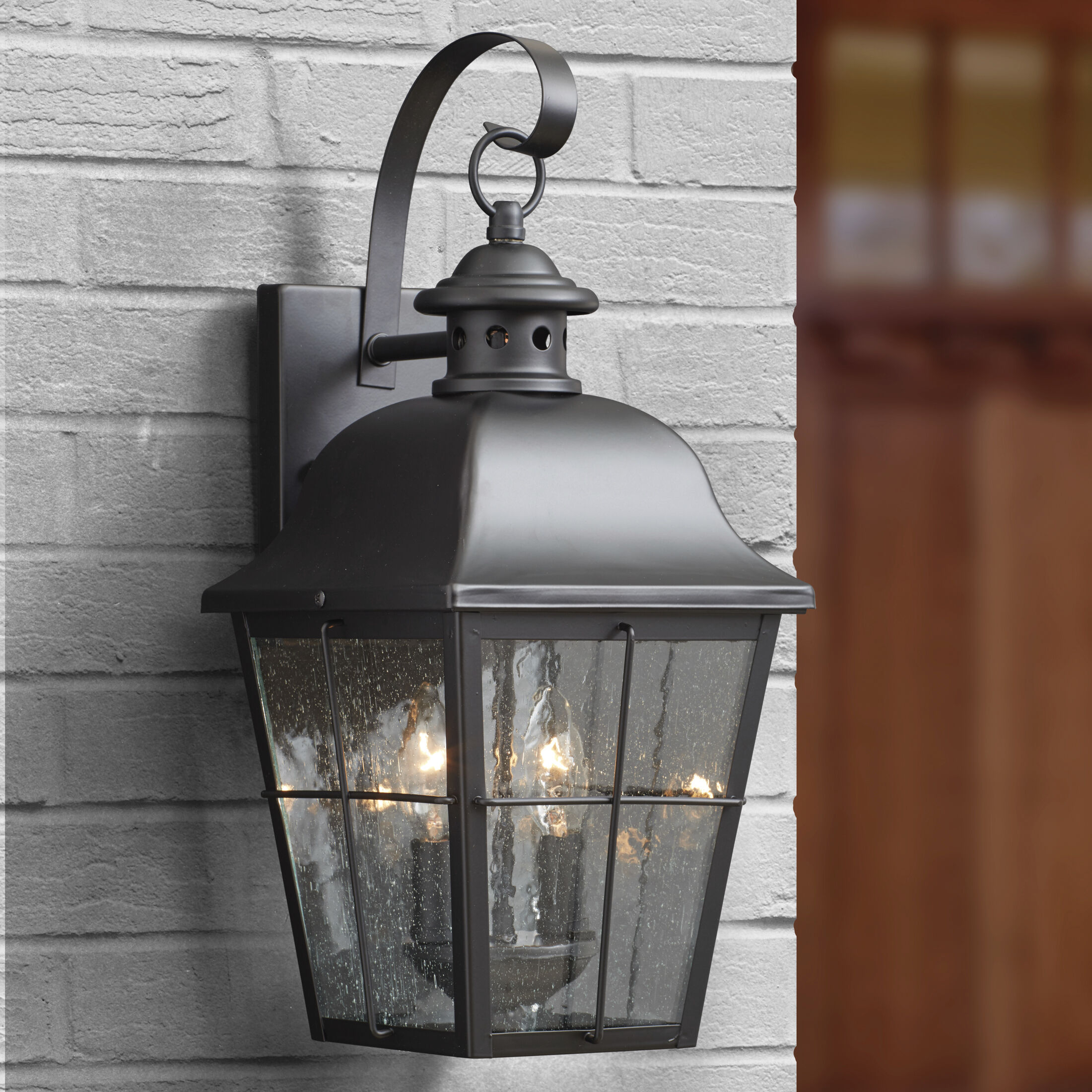2 light outdoor wall light discount
