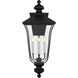 Farley 4 Light 30.5 inch Matte Black Outdoor Wall Lantern