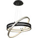 Isabelle 24 inch Matte Black Pendant Ceiling Light