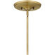 Lottie 9 Light 34 inch Aged Brass Chandelier Ceiling Light