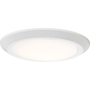 Verge LED 12 inch Fresco Flush Mount Ceiling Light in White Lustre