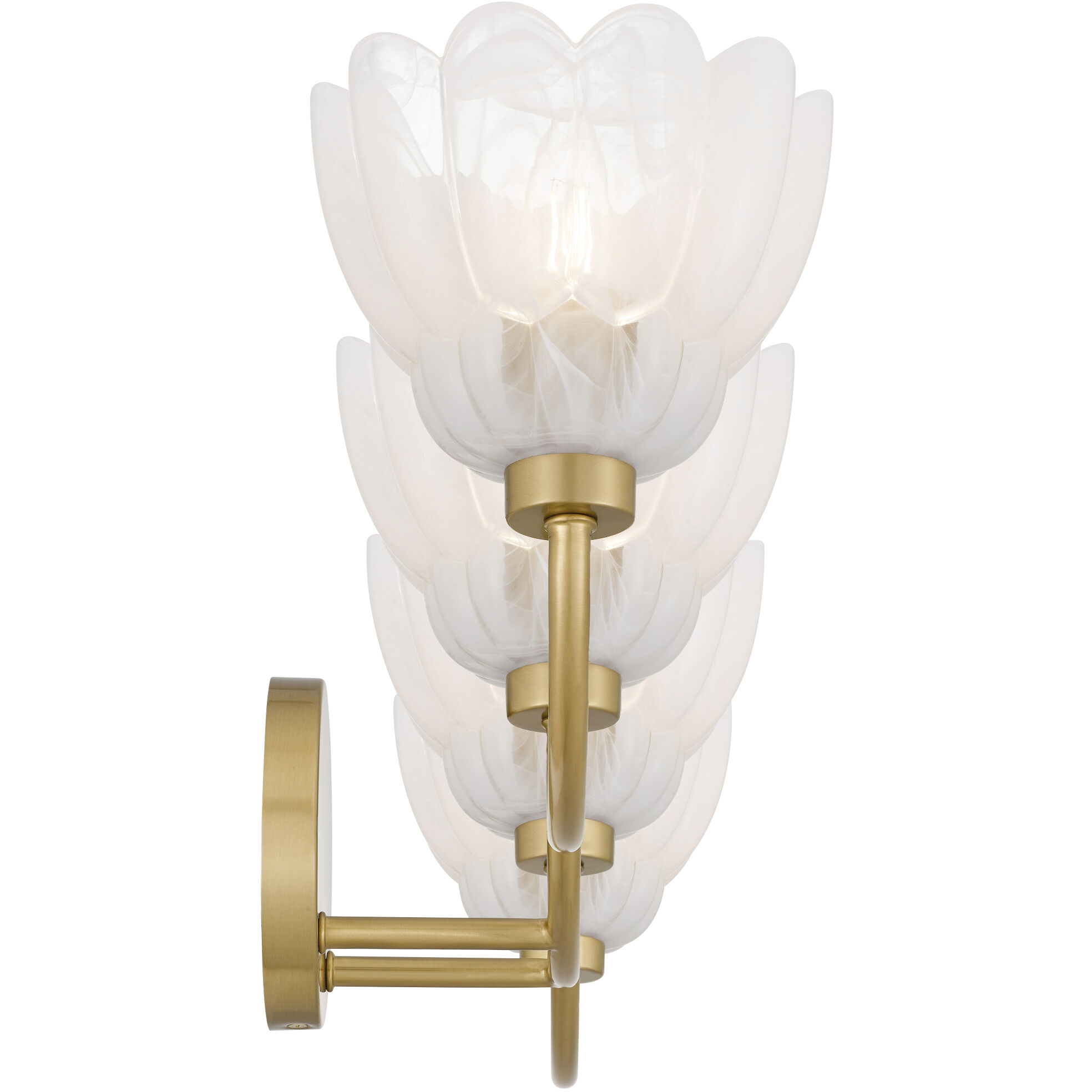 Whitecap Vanity Light Wall Light in Brushed Gold