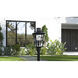 Quentin 4 Light 21.5 inch Earth Black Outdoor Post Lantern, Large