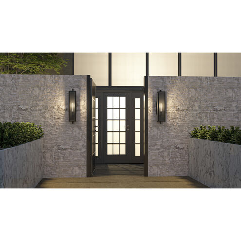 Dale 1 Light 26 inch Matte Black Outdoor Wall Lantern, Large