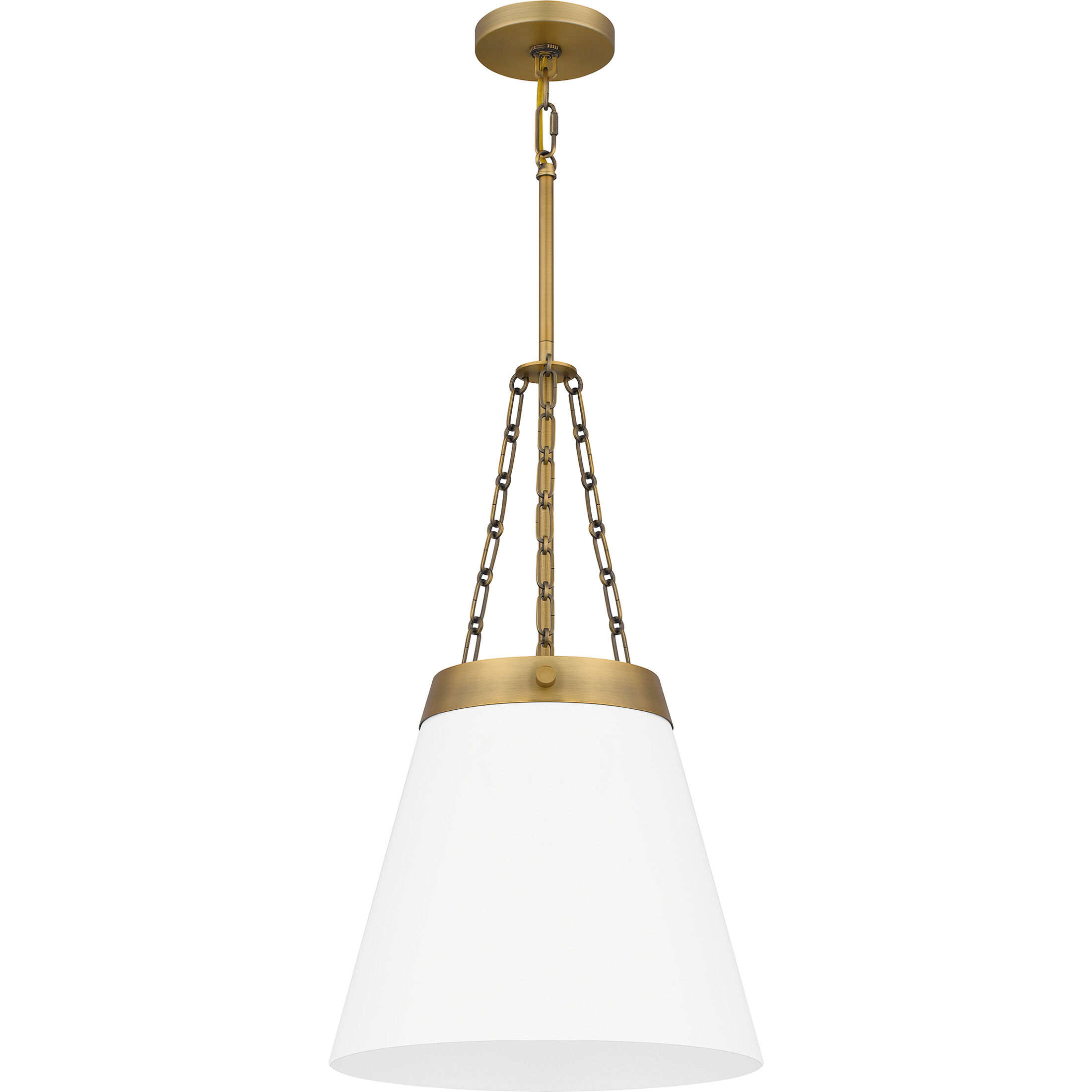 Alwyn 1 Light 13.75 inch Aged Brass Mini Pendant Ceiling Light