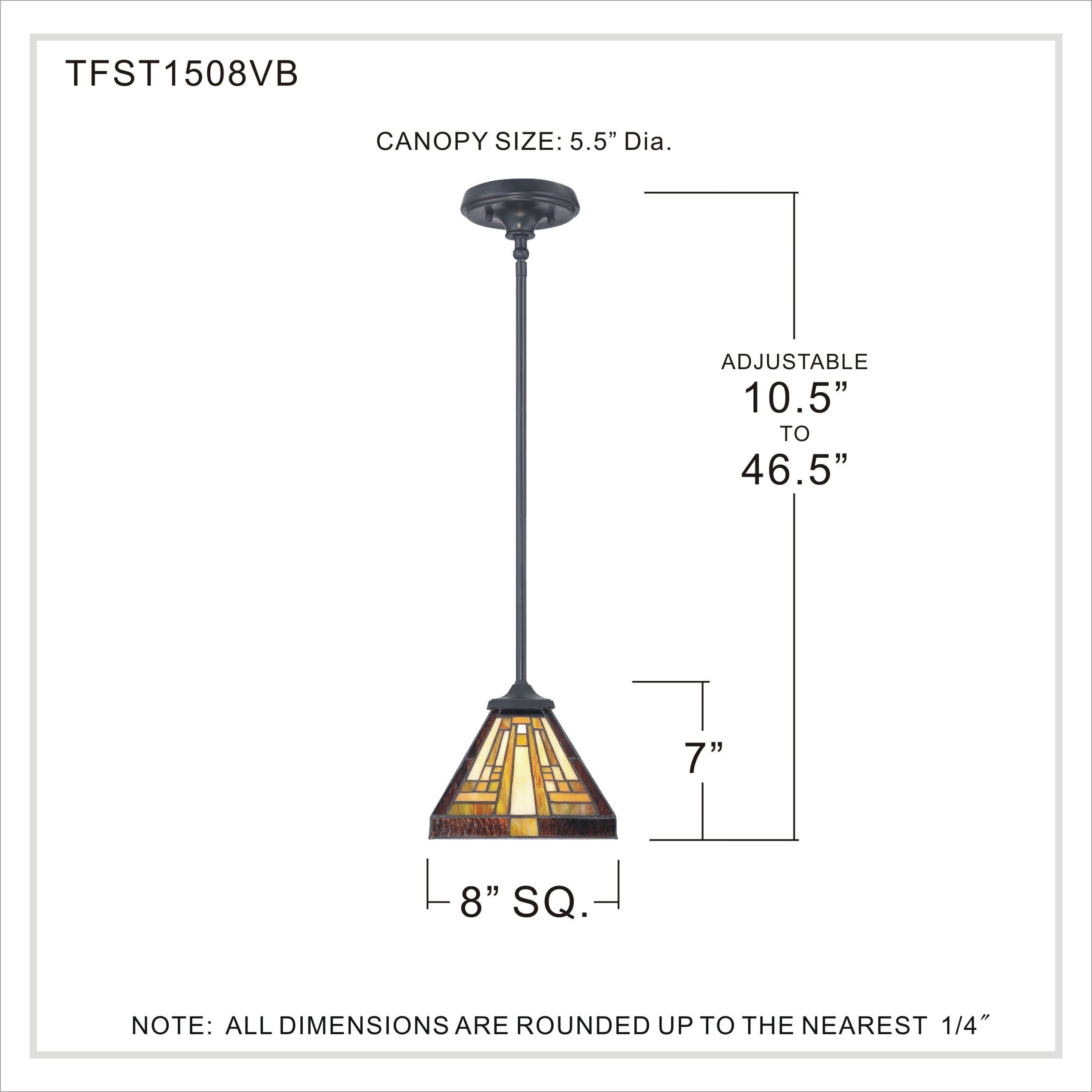 Pendant light with 8 inch canopy cheap