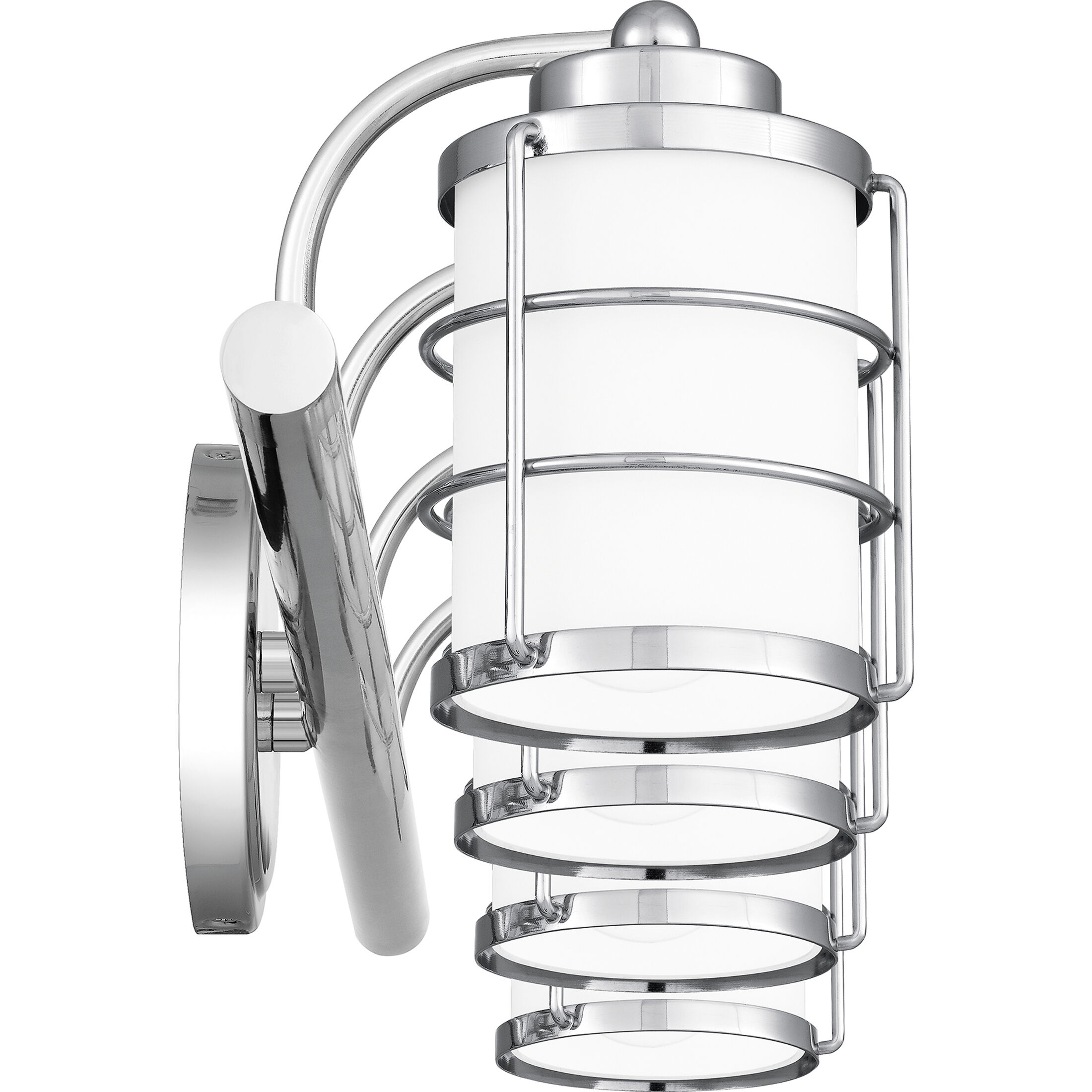 Hazlett 4 Light 31 inch Polished Chrome Bath Light Wall Light