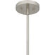 Syrah 1 Light 6 inch Brushed Nickel Mini Pendant Ceiling Light