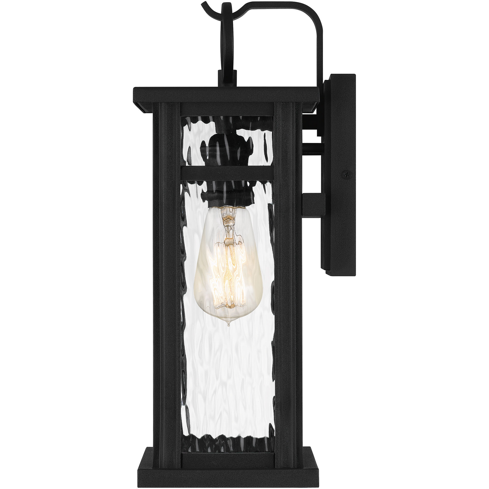 Moira 1 Light 16 inch Earth Black Outdoor Wall Lantern, Medium