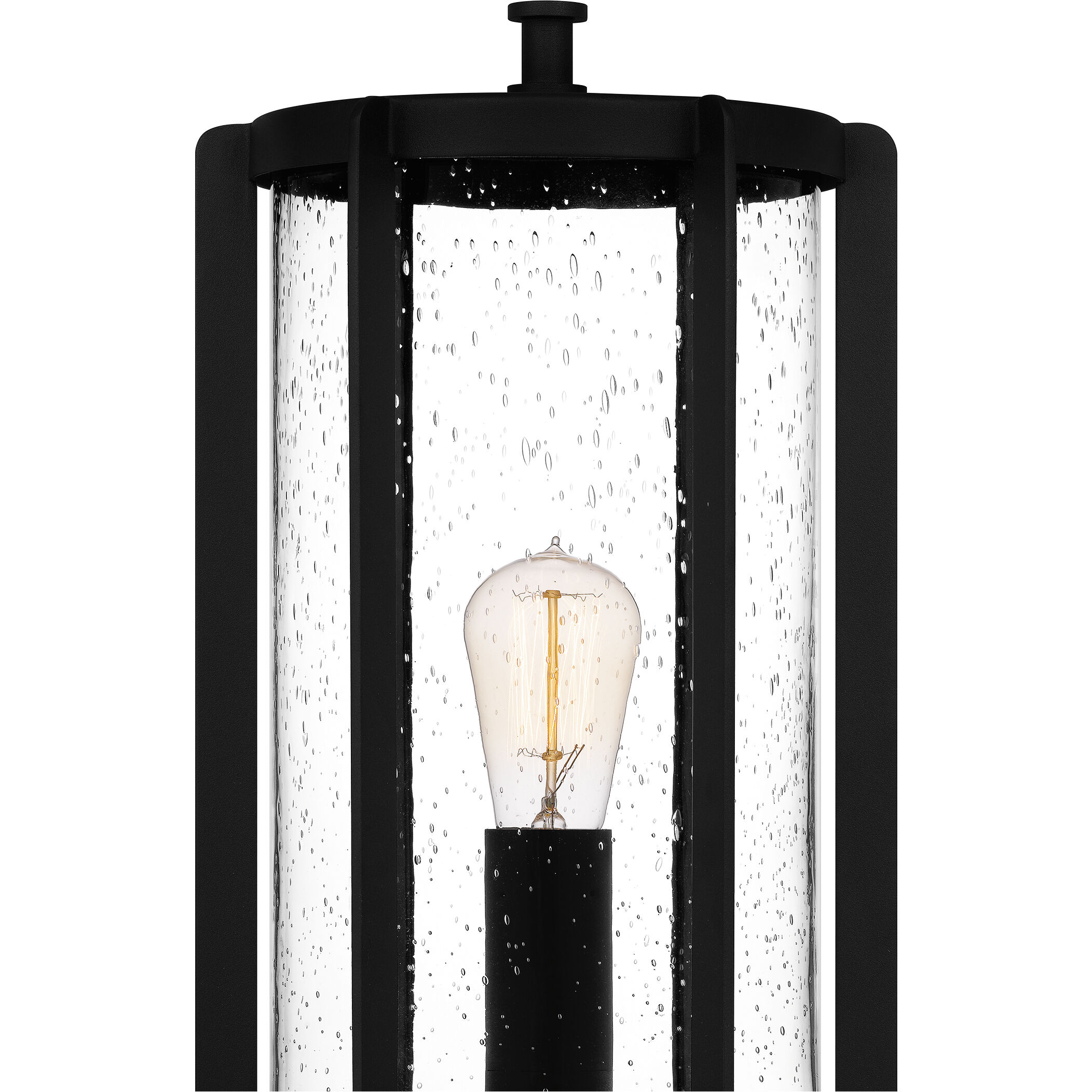Hazel 1 Light 19 inch Earth Black Outdoor Post Lantern