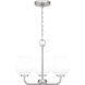 Nielson 3 Light 17 inch Brushed Nickel Pendant Ceiling Light, Large