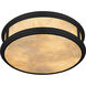 Colette 16.25 inch Matte Black Flush Mount Ceiling Light