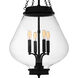 Wallace 4 Light 16 inch Matte Black Pendant Ceiling Light