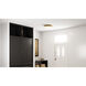 Carey LED 16 inch Brushed Gold Flush Mount Ceiling Light, Medium