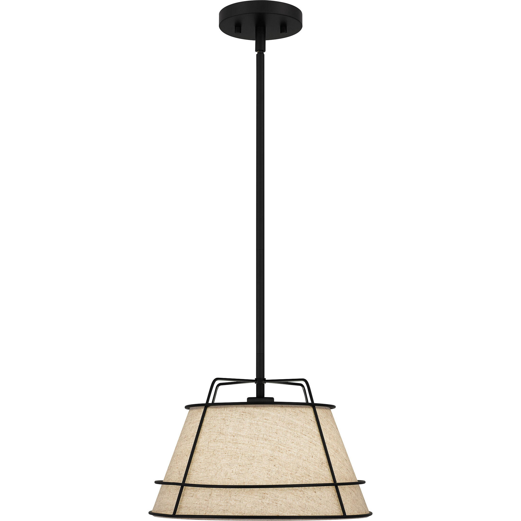 Burbridge 1 Light 13 inch Matte Black Mini Pendant Ceiling Light