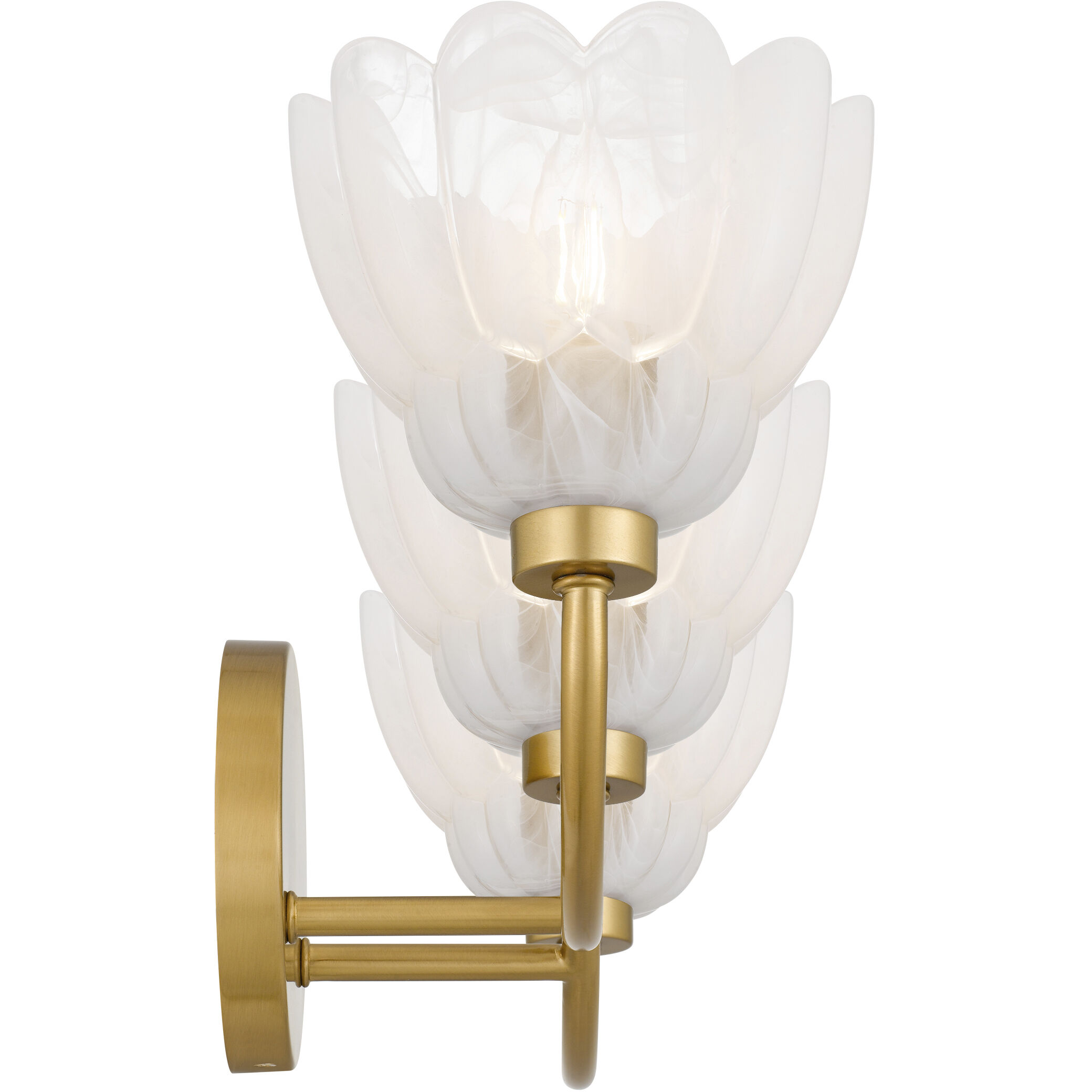 Whitecap Vanity Light Wall Light in Brushed Gold