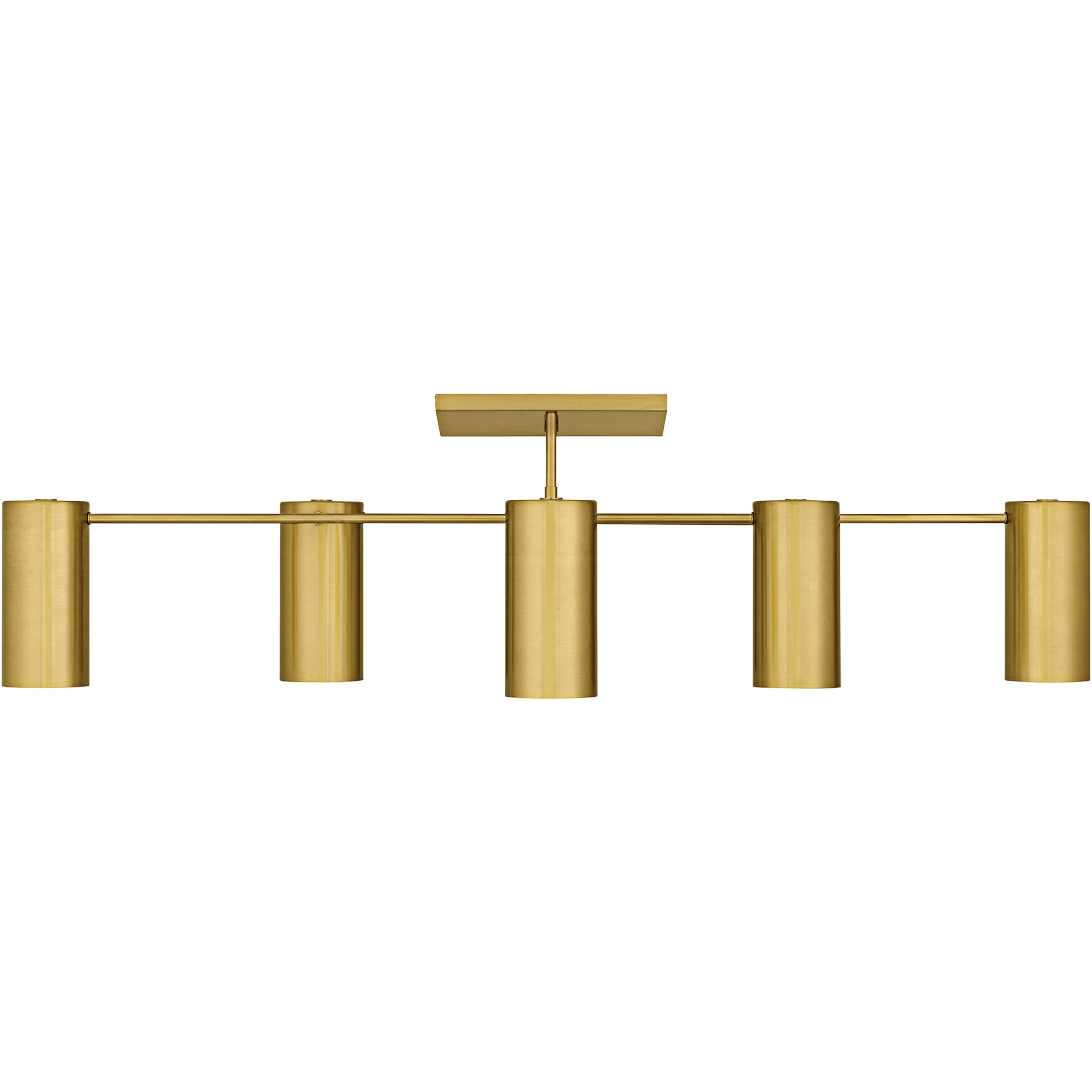 Foreland 6 Light 50 inch Brushed Gold Semi-Flush Mount Ceiling Light, Extra Large