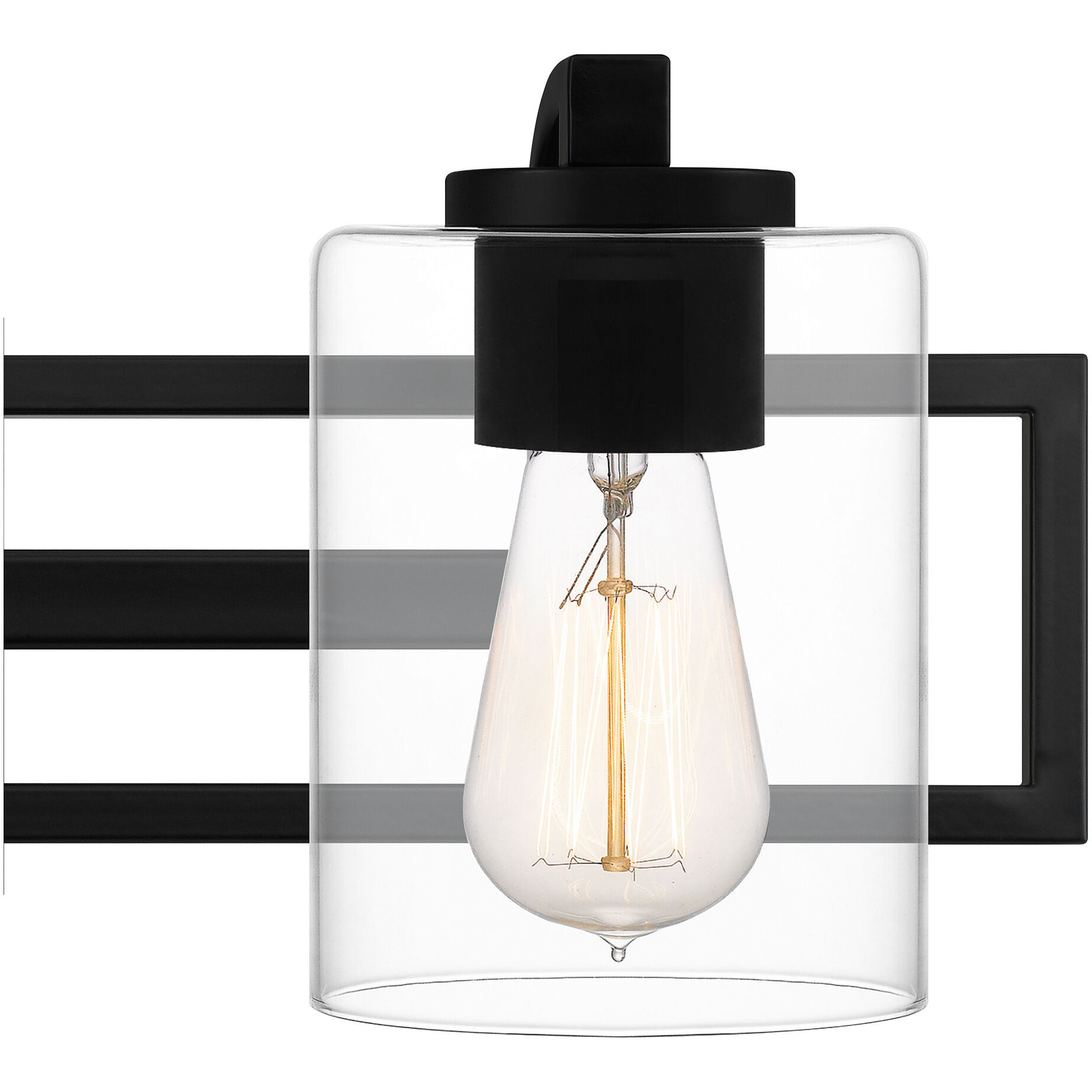 Lansdowne 3 Light 24 inch Matte Black Bath Light Wall Light