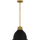 Piccolo 1 Light 13 inch Weathered Brass Mini Pendant Ceiling Light