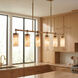 Gianna 6 Light 41 inch Bronze Gold Island Light Ceiling Light