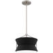 Alexa 2 Light 13 inch Brushed Nickel Pendant Ceiling Light