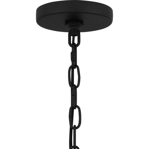 Luther 1 Light 9 inch Earth Black Outdoor Hanging Lantern, Large