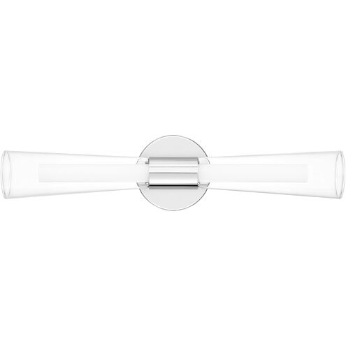 Amara LED 5 inch Polished Chrome Bath Light Wall Light