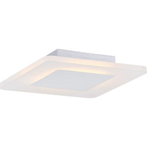 Aglow LED 11 inch White Lustre Flush Mount Ceiling Light