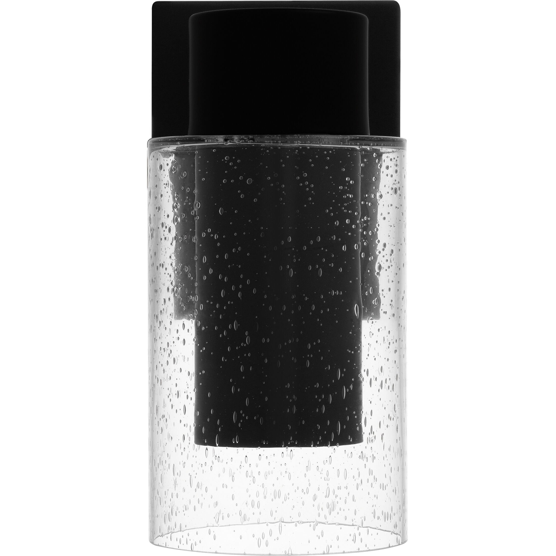 Sawyer LED 10 inch Matte Black Outdoor Wall Lantern, Small