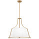 Harte 5 Light 24 inch Bronze Gold Pendant Ceiling Light, Large