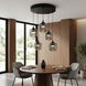 Lenora 5 Light 22 inch Matte Black Pendant Ceiling Light