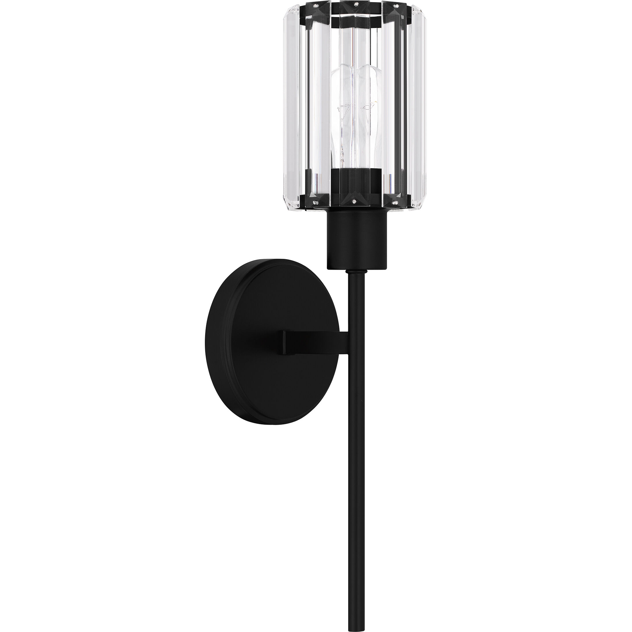 Quoizel PCILA8605MBK Isla 1 Light 5 inch Matte Black Wall Sconce Wall Light