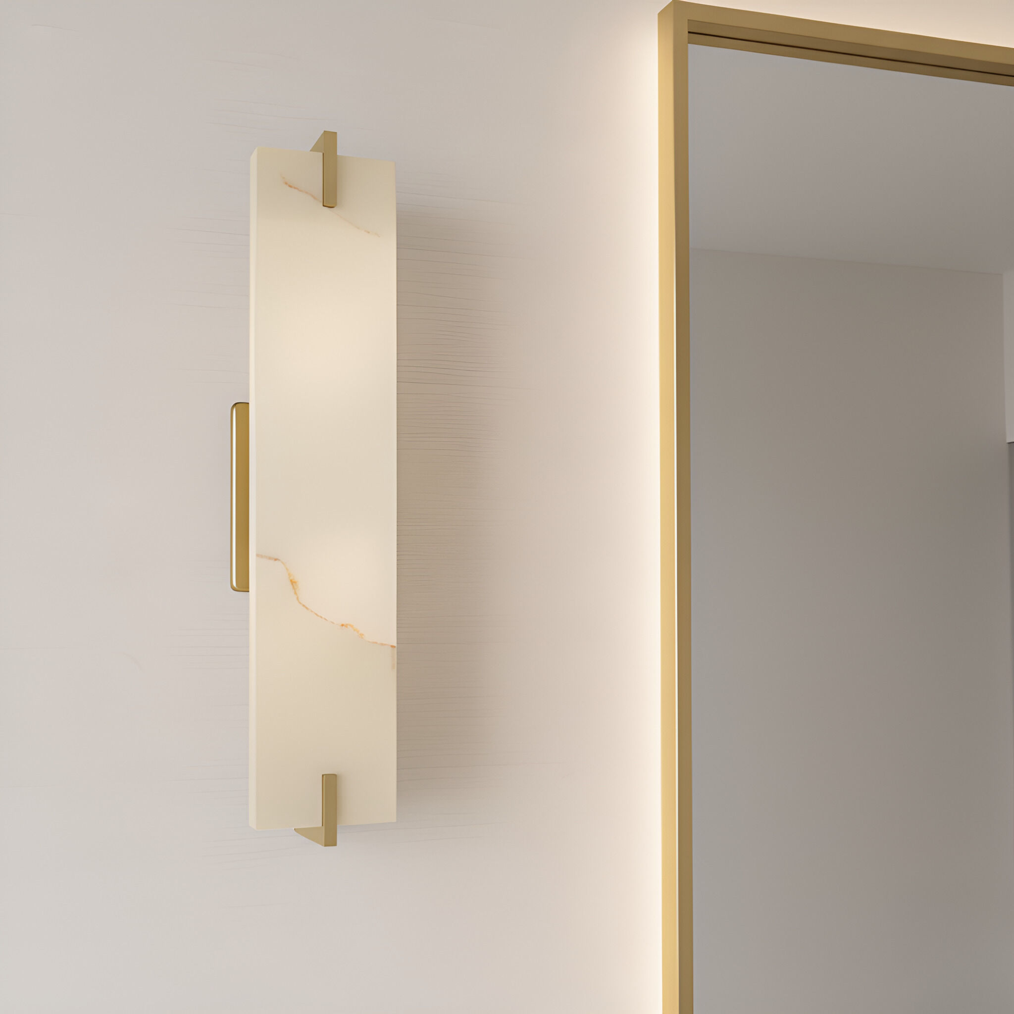 Seraphine Vanity Light Wall Light in Brushed Gold