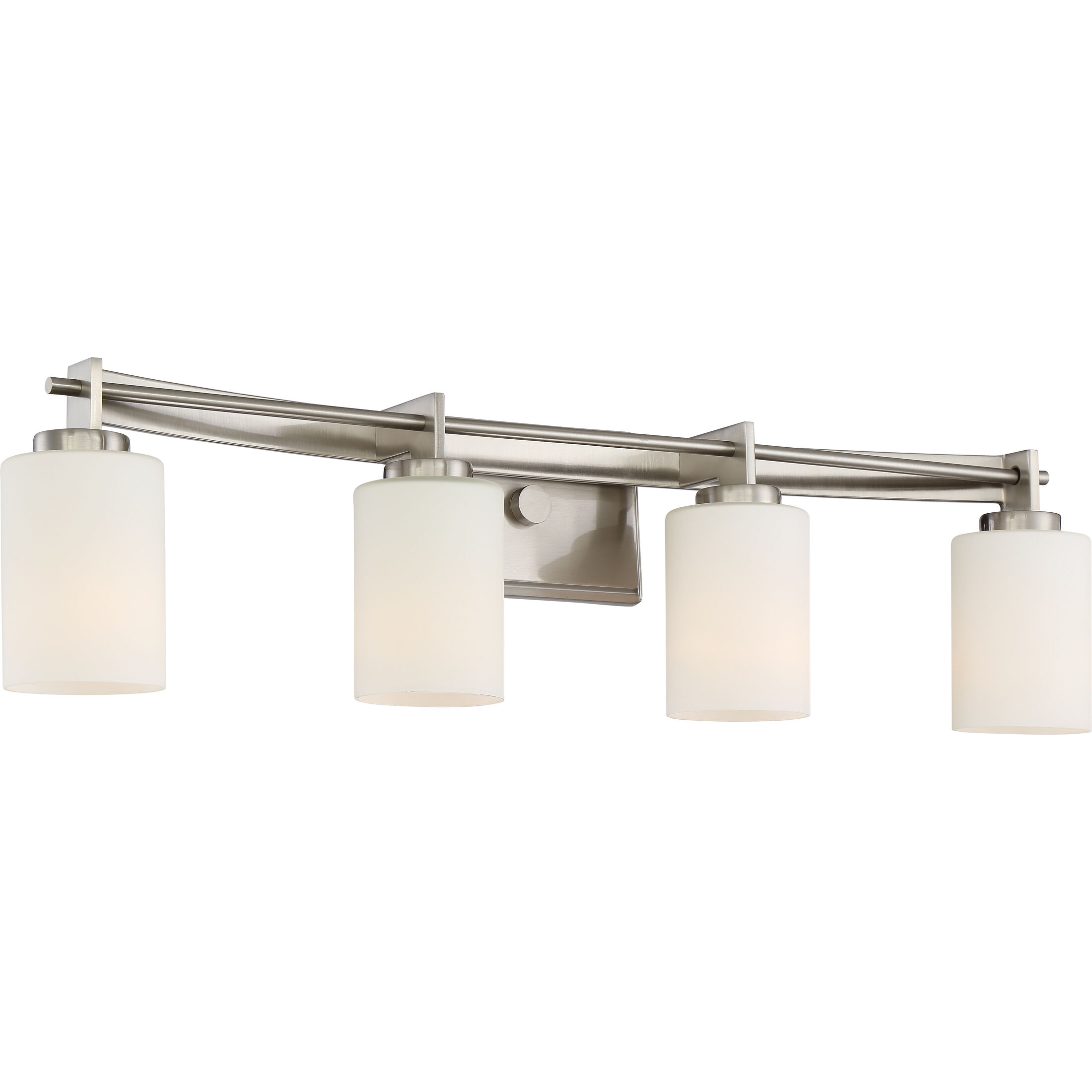 Taylor 4 Light 30 inch Brushed Nickel Bath Light Wall Light