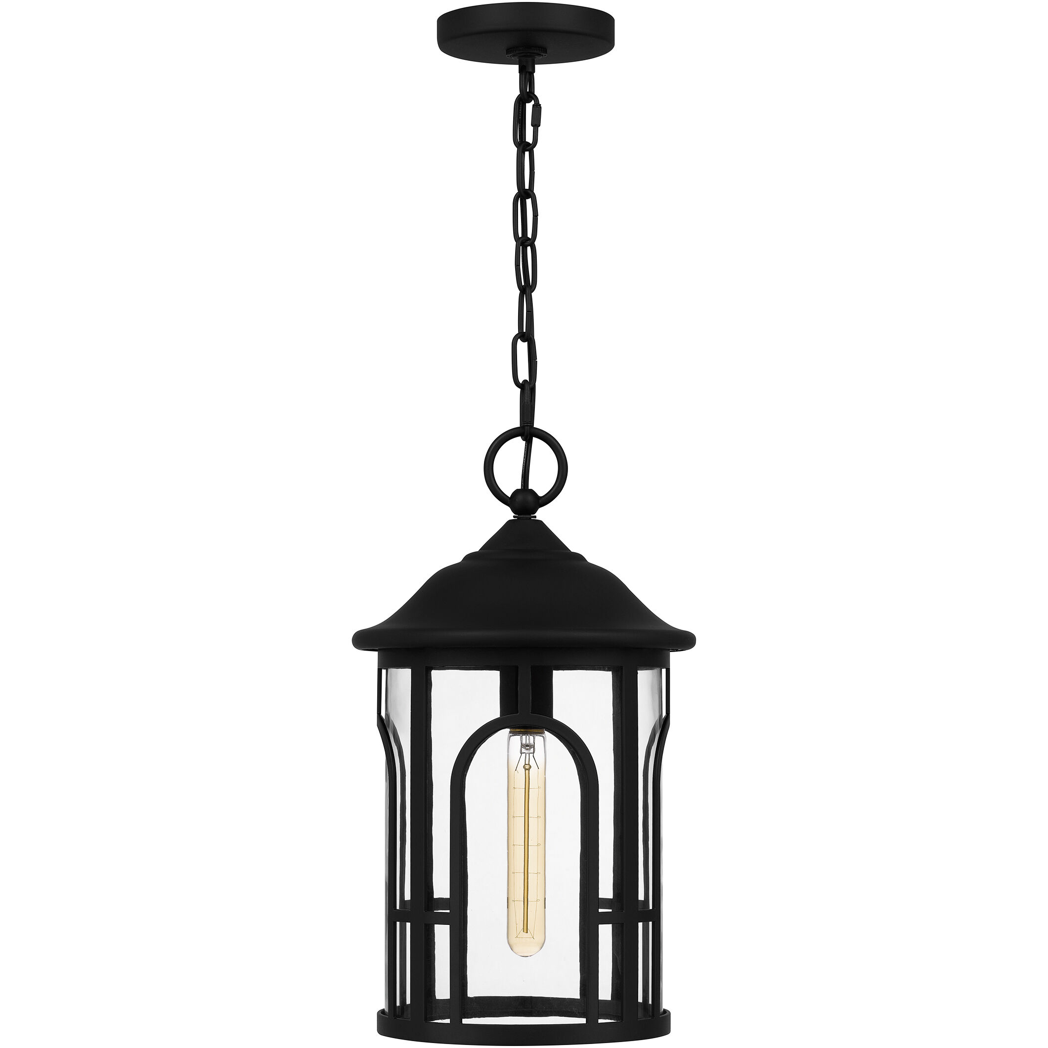 Brampton 1 Light 9.5 inch Matte Black Mini Pendant Ceiling Light