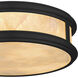 Colette 16.25 inch Matte Black Flush Mount Ceiling Light