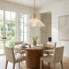 Milton 5 Light 25.25 inch Light Gold Pendant Ceiling Light