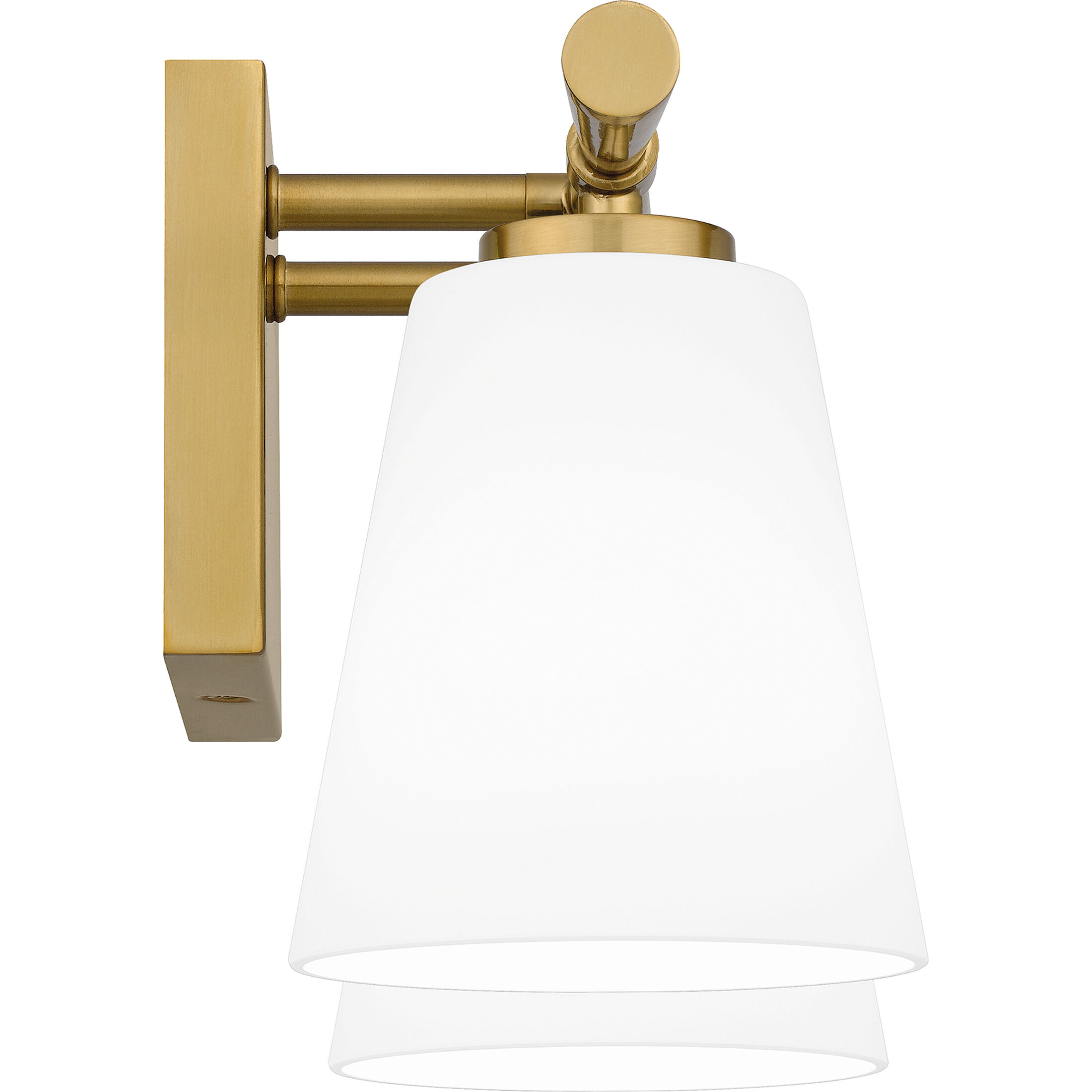 Brindley 2 Light 16 inch Aged Brass Bath Light Wall Light