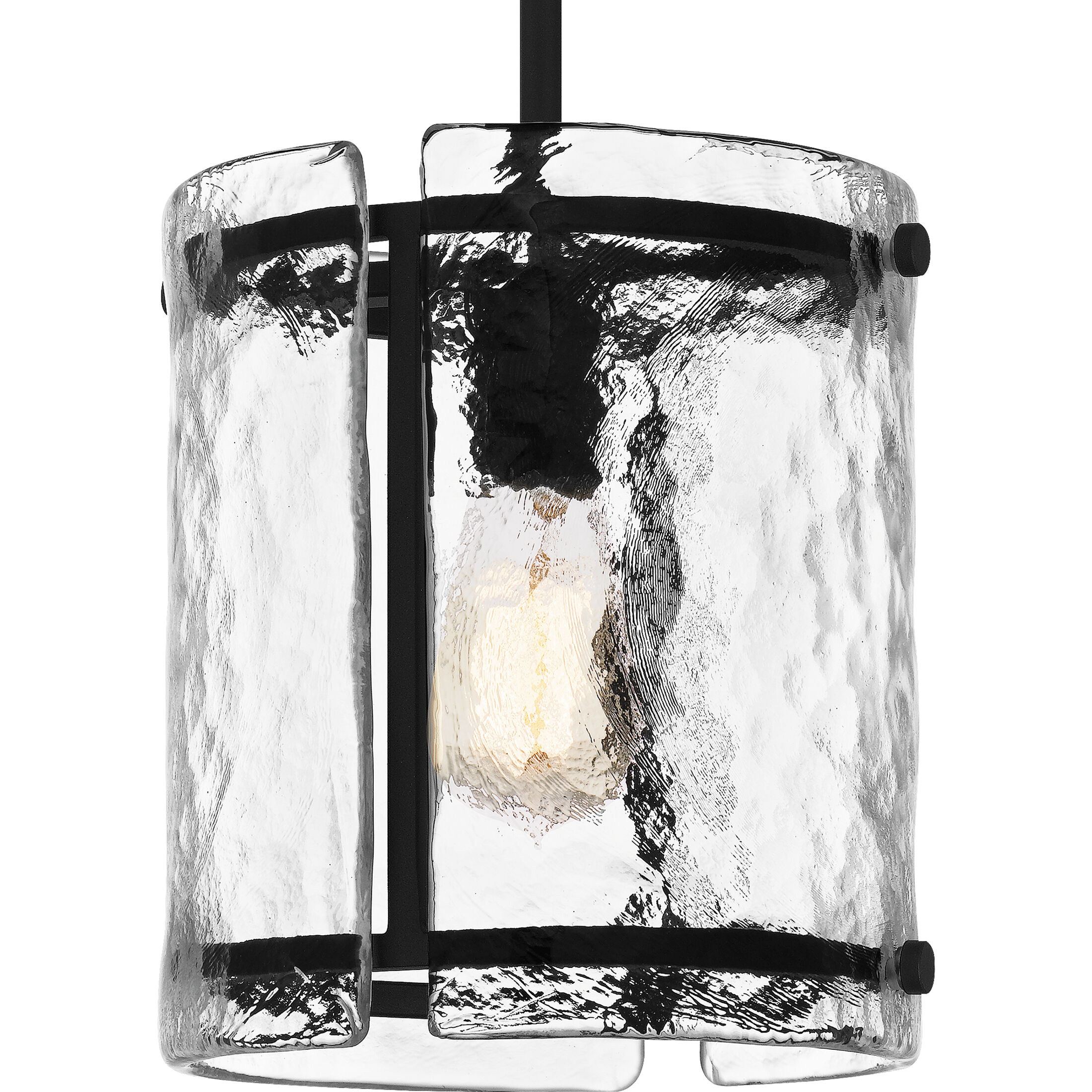 Quoizel FTS1509EK Fortress 1 Light 9 inch Earth Black Mini