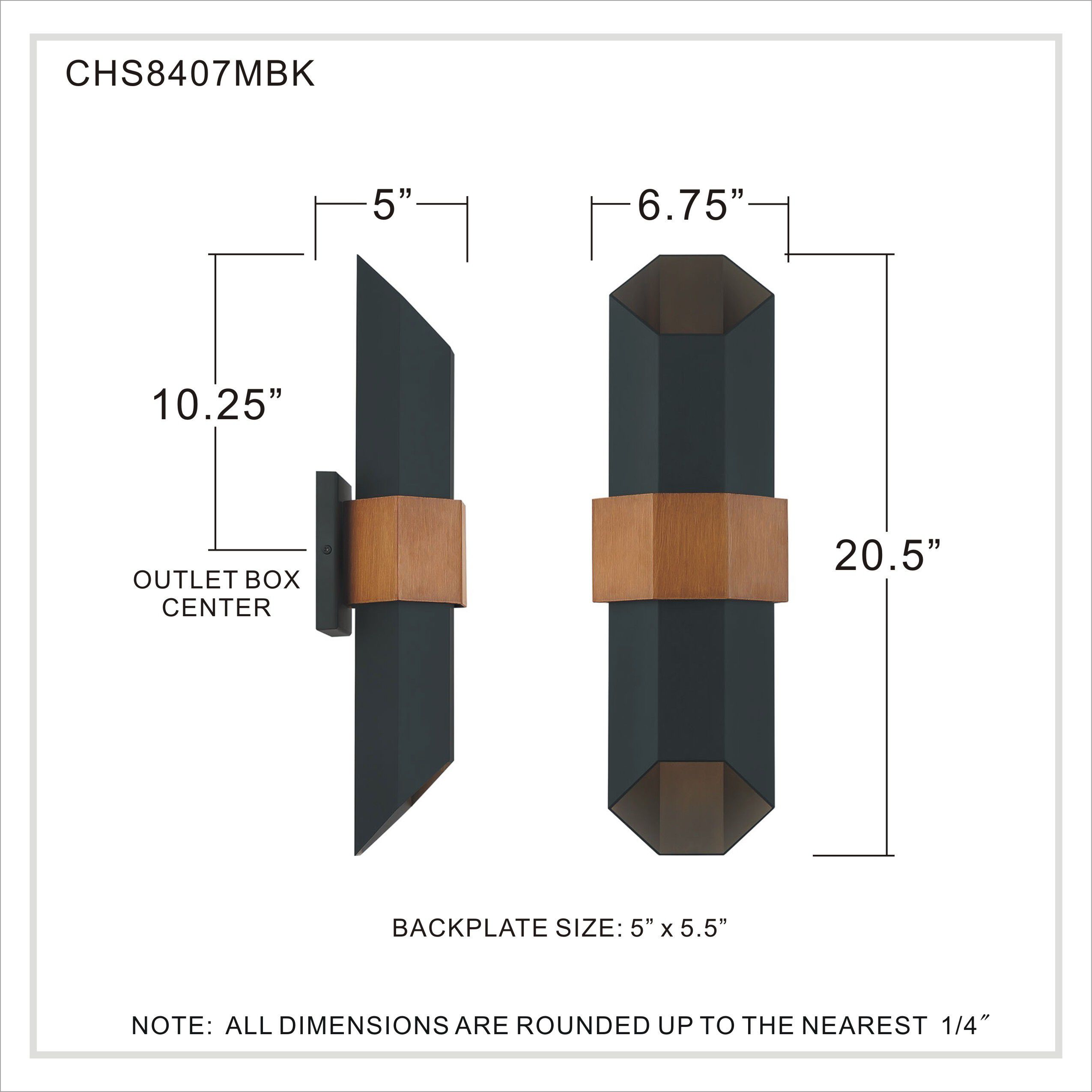 Chasm LED 21 inch Matte Black Outdoor Wall Lantern