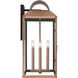 Beryn 4 Light 23 inch Aged Copper Outdoor Wall Lantern